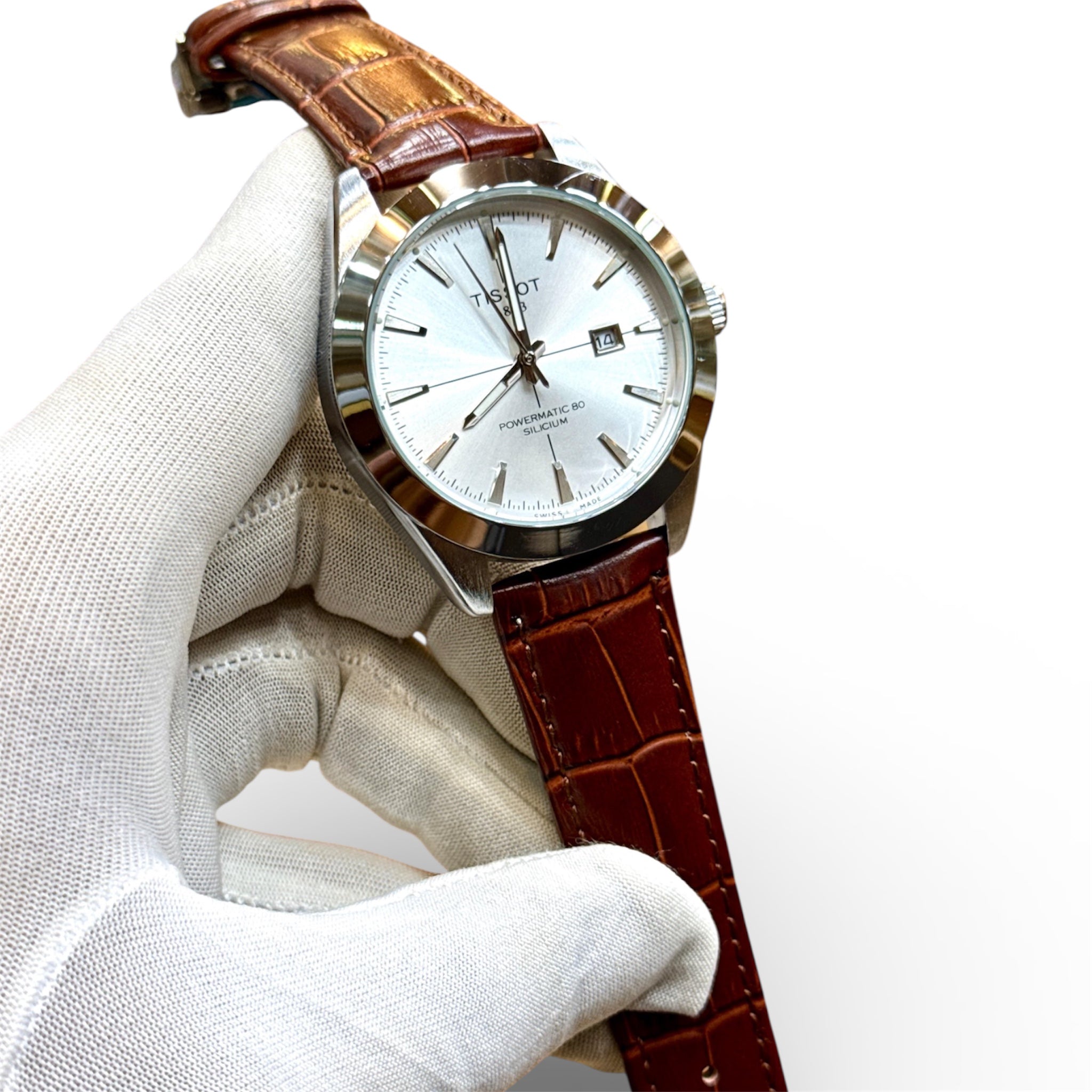 tissot leather