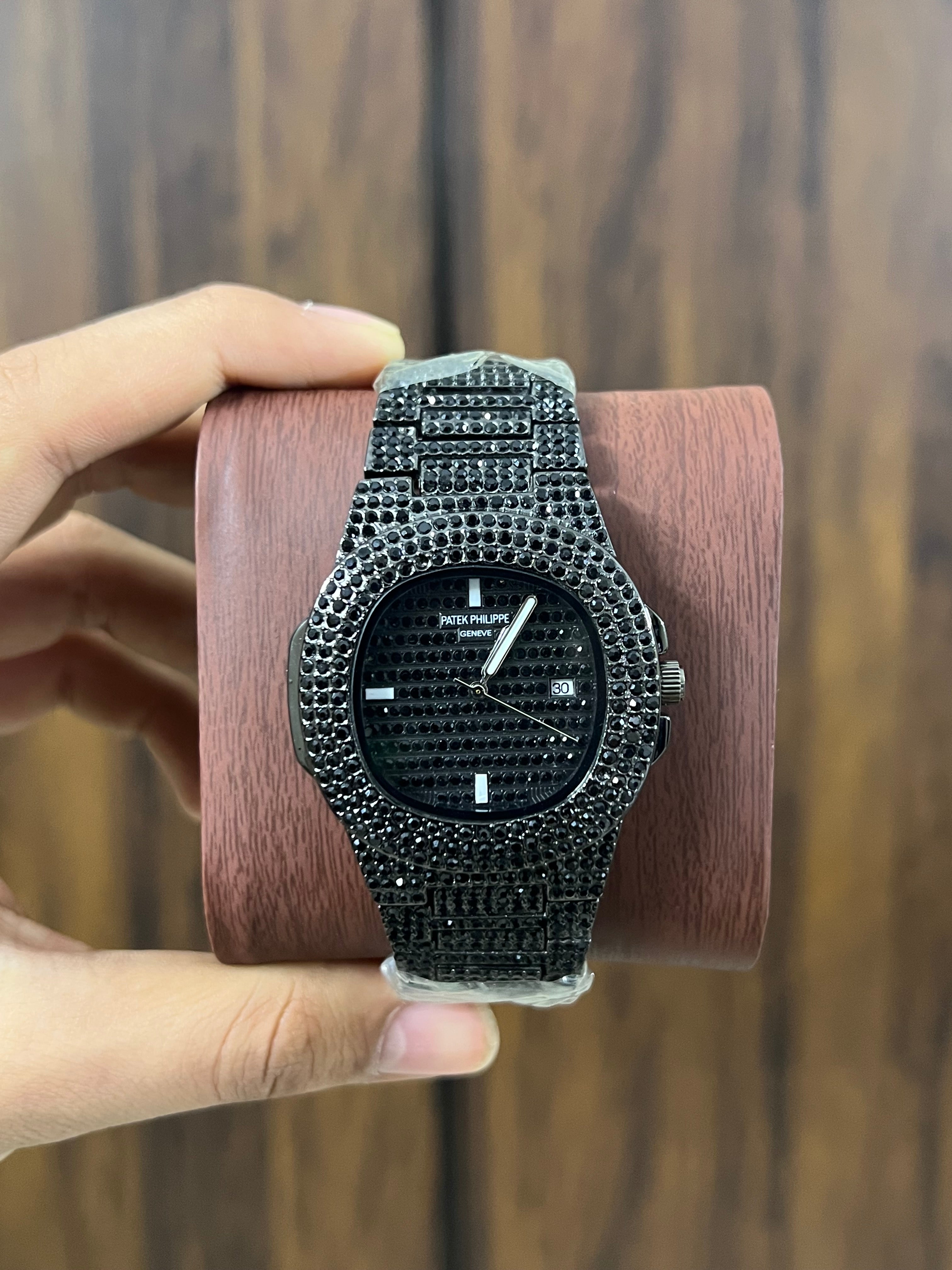 Patek Philippe Iced- Black stone