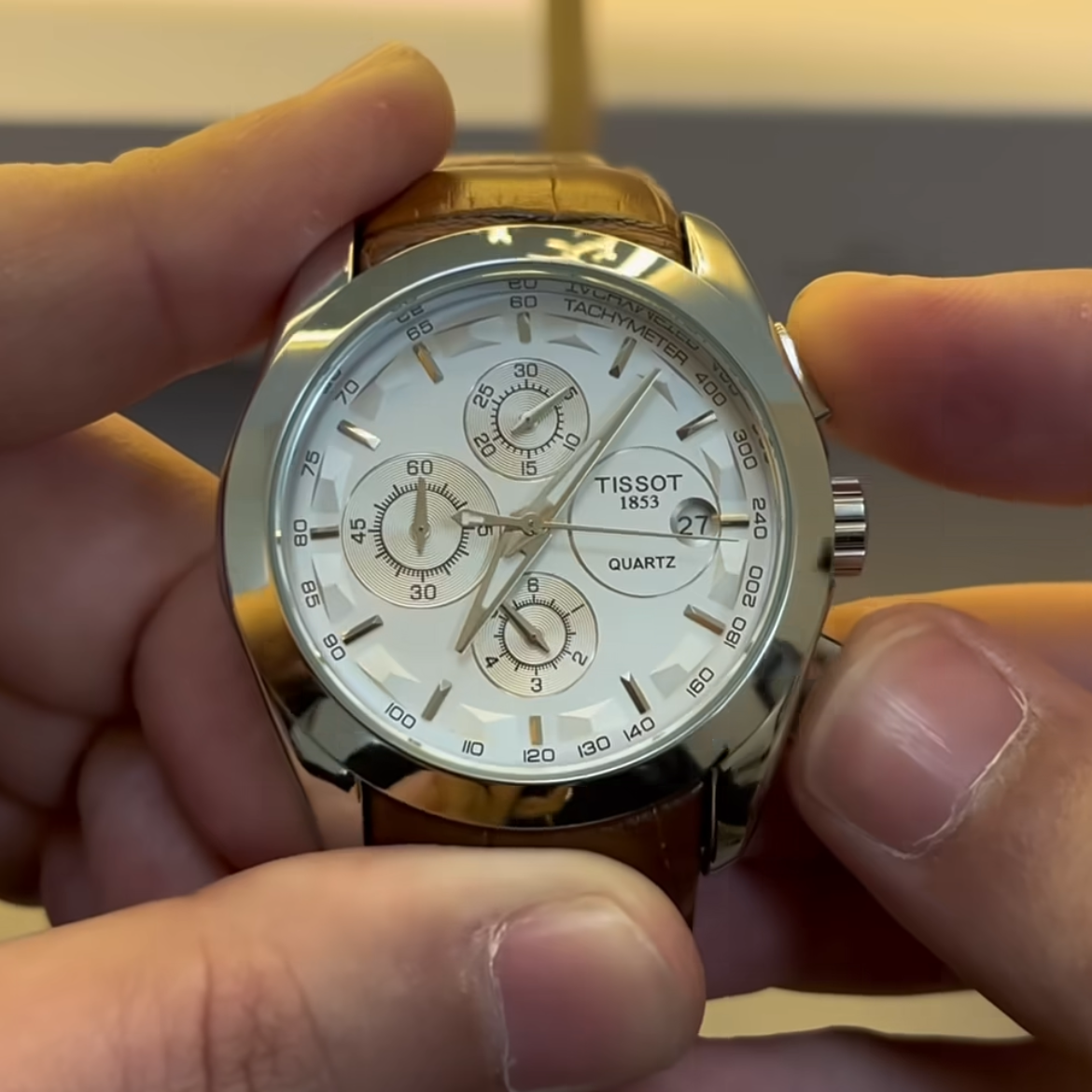 Tissot Chronograph -Leather 1853