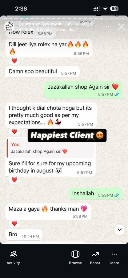 Happy Customer