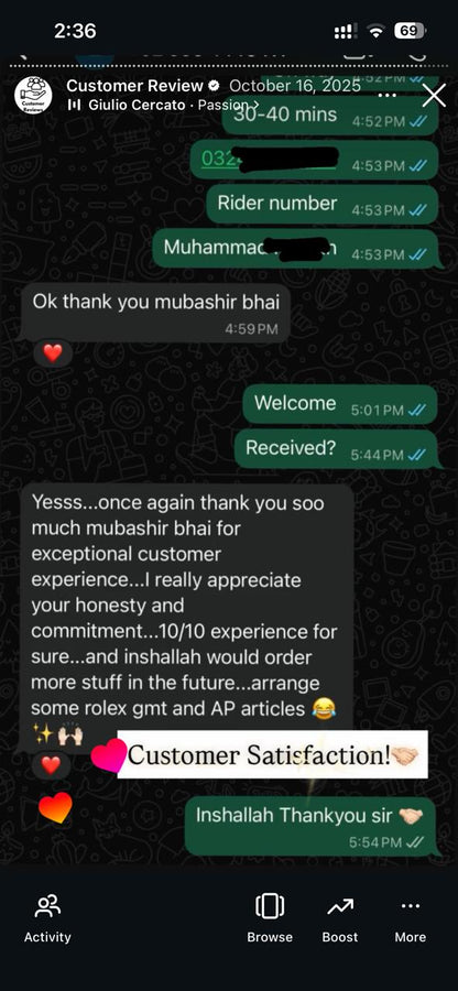 Happy Customer